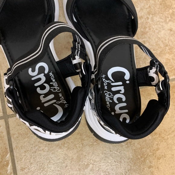 Sam Edleman Anderson Sandals black & white - Picture 6 of 9